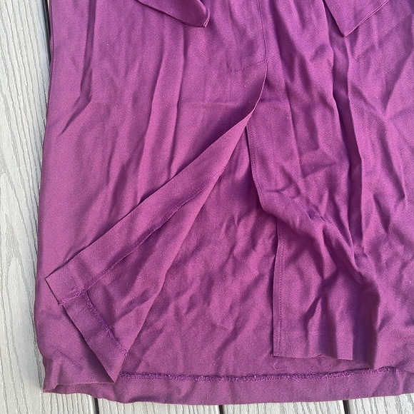 Deep Purple Maxi Dress with Embroidered Sash - Picture 5 of 9